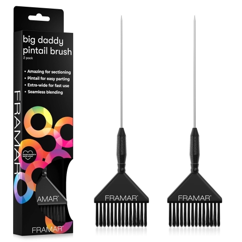 Framar - Brush Pin Tail Big Daddy Color Brush Set